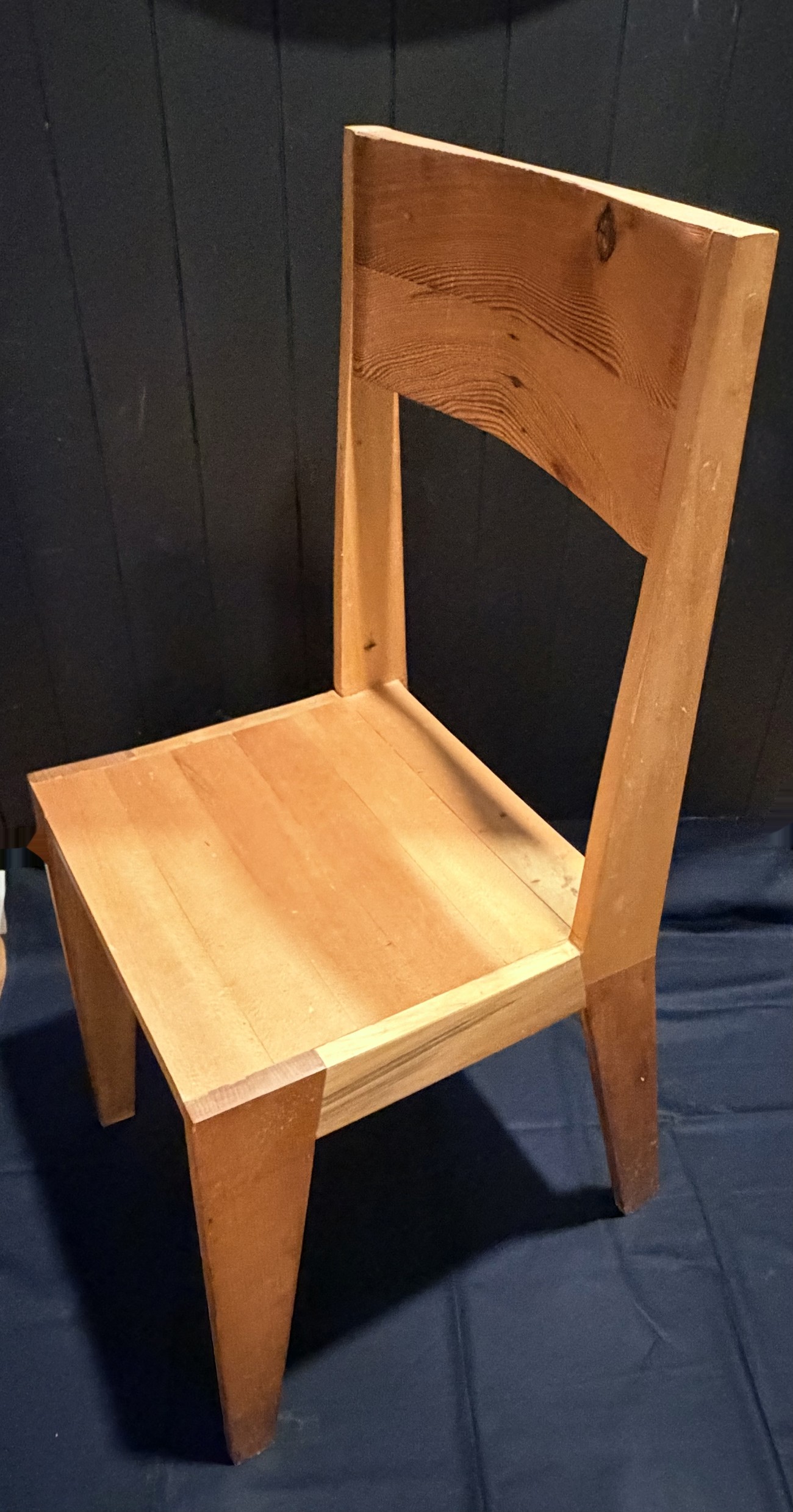 Kauri dining chair, hand-made